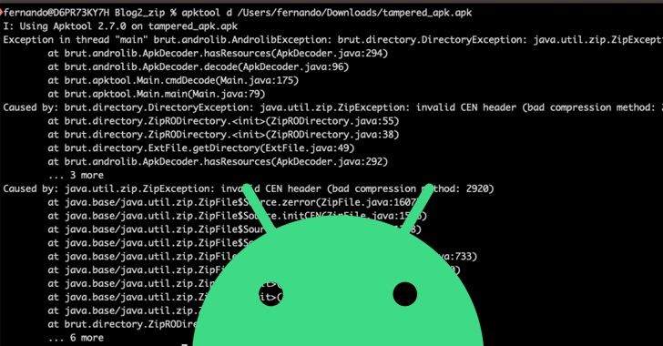 Thousands of Android Malware Apps Using Stealthy APK Compression to Evade Detection info@thehackernews.com (The Hacker News)
