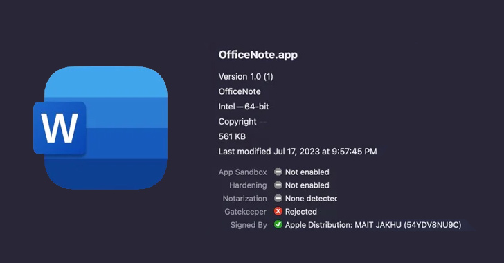New Variant of XLoader macOS Malware Disguised as ‘OfficeNote’ Productivity App info@thehackernews.com (The Hacker News)