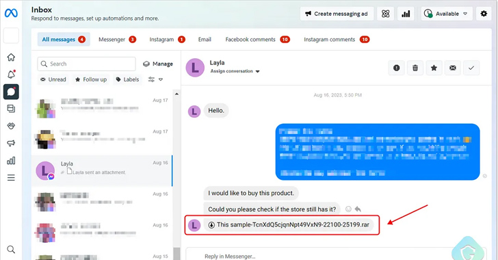 Vietnamese Hackers Deploy Python-Based Stealer via Facebook Messenger info@thehackernews.com (The Hacker News)