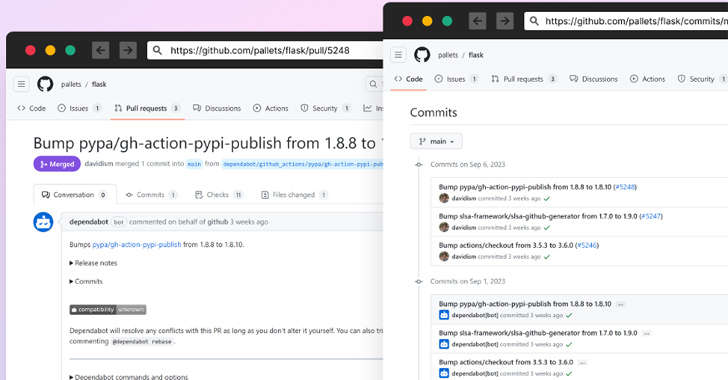 GitHub Repositories Hit by Password-Stealing Commits Disguised as Dependabot Contributions info@thehackernews.com (The Hacker News)