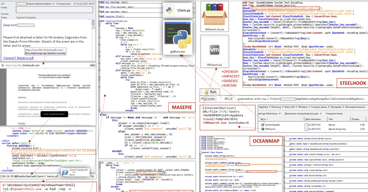 CERT-UA Uncovers New Malware Wave Distributing OCEANMAP, MASEPIE, STEELHOOK info@thehackernews.com (The Hacker News)
