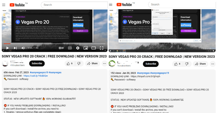 Beware! YouTube Videos Promoting Cracked Software Distribute Lumma Stealer info@thehackernews.com (The Hacker News)