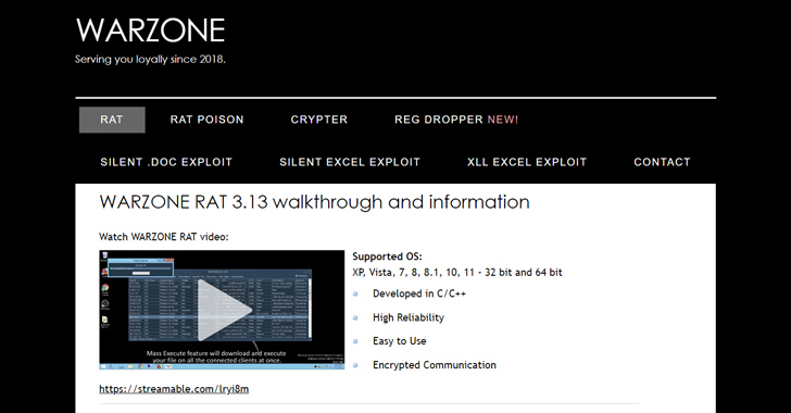 U.S. DoJ Dismantles Warzone RAT Infrastructure, Arrests Key Operators info@thehackernews.com (The Hacker News)