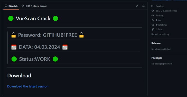 Hackers Using Cracked Software on GitHub to Spread RisePro Info Stealer info@thehackernews.com (The Hacker News)