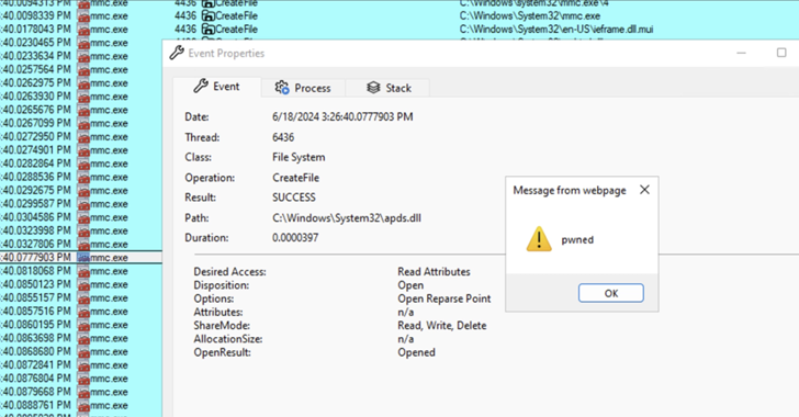 New Attack Technique Exploits Microsoft Management Console Files info@thehackernews.com (The Hacker News)
