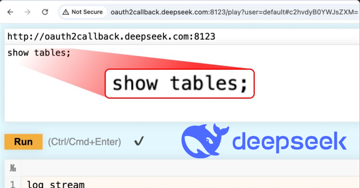 DeepSeek AI Database Exposed: Over 1 Million Log Lines, Secret Keys Leaked info@thehackernews.com (The Hacker News)