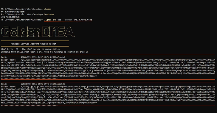 Critical Golden dMSA Attack in Windows Server 2025 Enables Cross-Domain Attacks and Persistent Access info@thehackernews.com (The Hacker News)