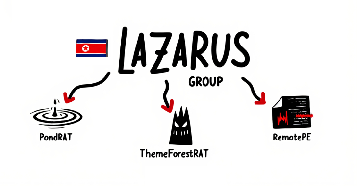 Lazarus Group Expands Malware Arsenal With PondRAT, ThemeForestRAT, and RemotePE info@thehackernews.com (The Hacker News)