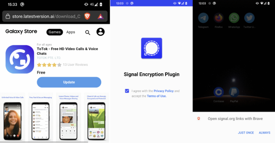Warning: Beware of Android Spyware Disguised as Signal Encryption Plugin and ToTok Pro info@thehackernews.com (The Hacker News)