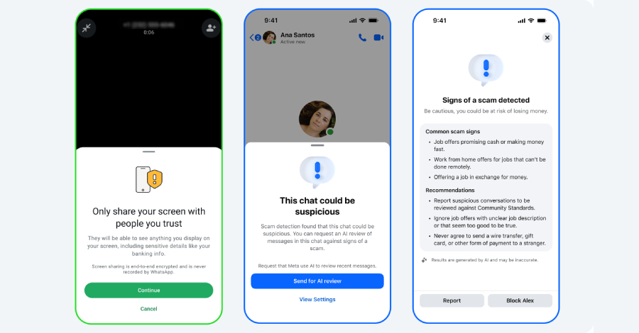 Meta Rolls Out New Tools to Protect WhatsApp and Messenger Users from Scams info@thehackernews.com (The Hacker News)