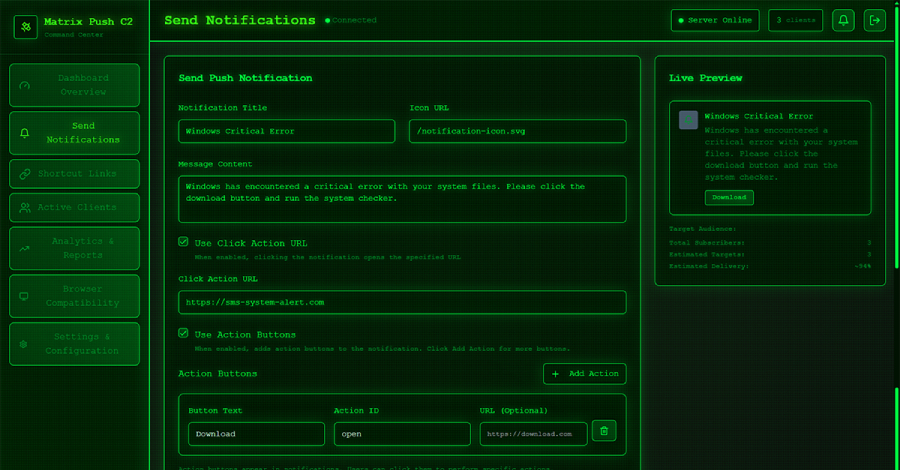 Matrix Push C2 Uses Browser Notifications for Fileless, Cross-Platform Phishing Attacks info@thehackernews.com (The Hacker News)