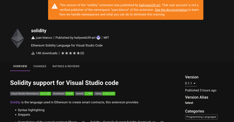 Malicious VSX Extension “SleepyDuck” Uses Ethereum to Keep Its Command Server Alive info@thehackernews.com (The Hacker News)