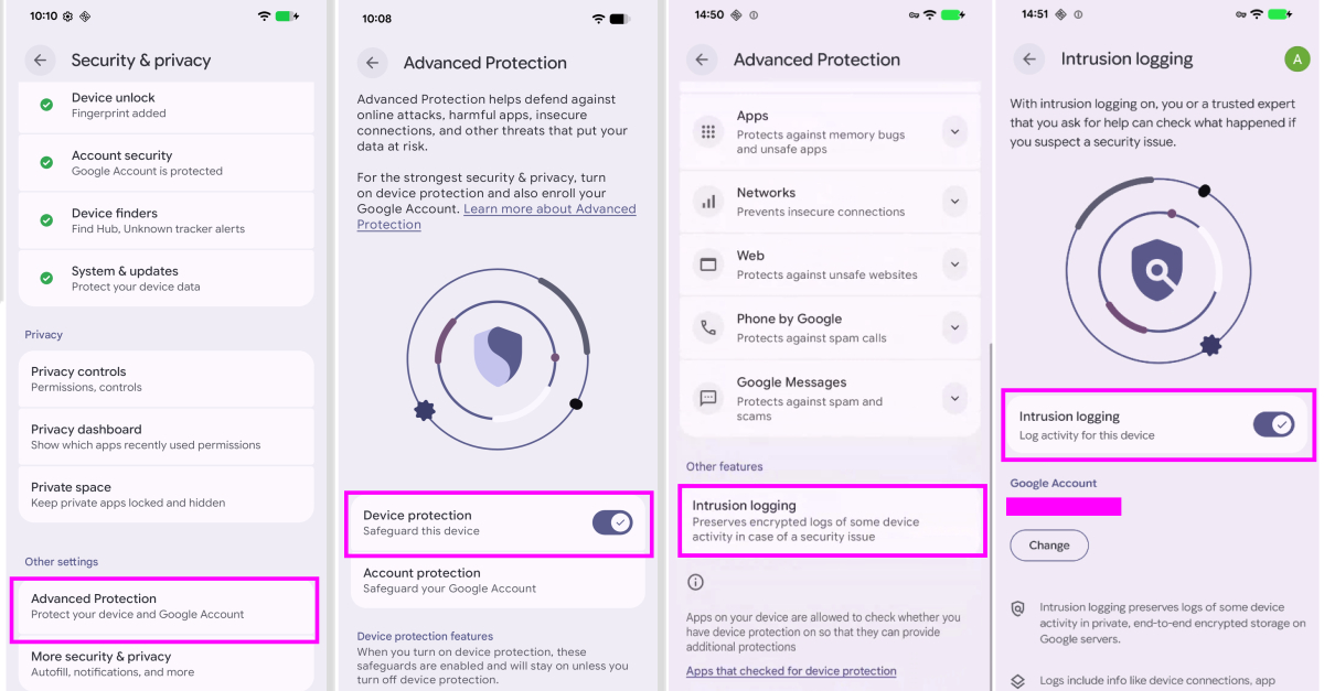 Android Adds Intrusion Logging for Sophisticated Spyware Forensics info@thehackernews.com (The Hacker News)