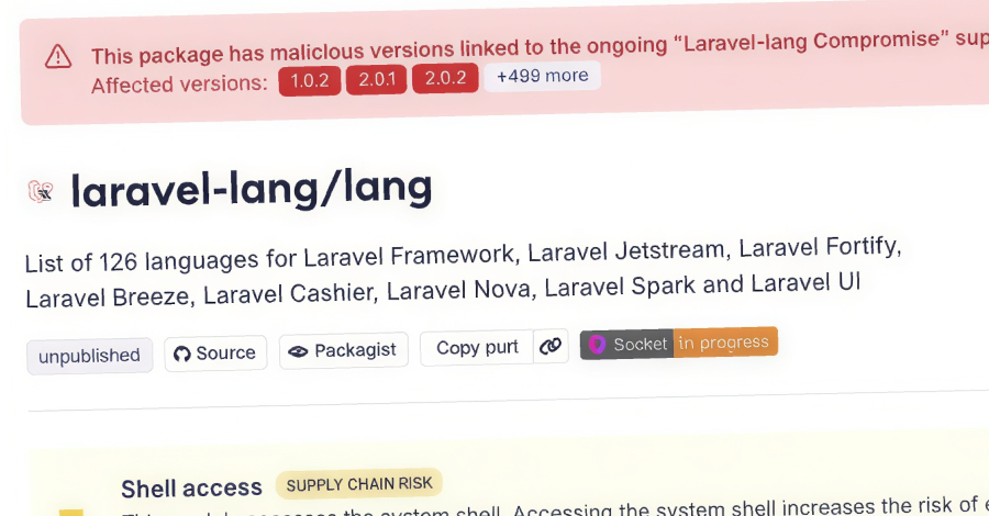 Laravel-Lang PHP Packages Compromised to Deliver Cross-Platform Credential Stealer info@thehackernews.com (The Hacker News)