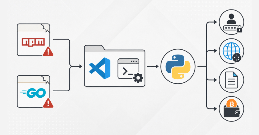 Hijacked npm and Go Packages Use VS Code Tasks to Deploy Python Infostealer info@thehackernews.com (The Hacker News)