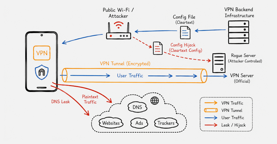Study of 281 Free Android VPN Apps Finds Traffic Leaks, Unencrypted Data, and Tracking info@thehackernews.com (The Hacker News)