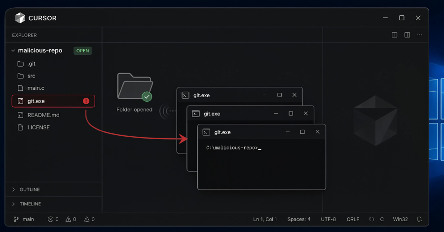 Cursor Flaw Lets Malicious Cloned Repositories Trigger Windows Code Execution info@thehackernews.com (The Hacker News)
