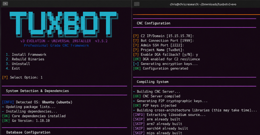 TuxBot v3 Evolution Shows Signs of LLM-Assisted IoT Botnet Development info@thehackernews.com (The Hacker News)